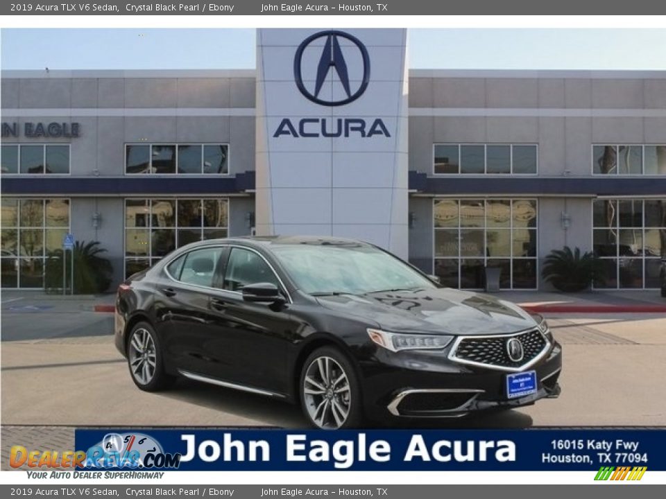 2019 Acura TLX V6 Sedan Crystal Black Pearl / Ebony Photo #1