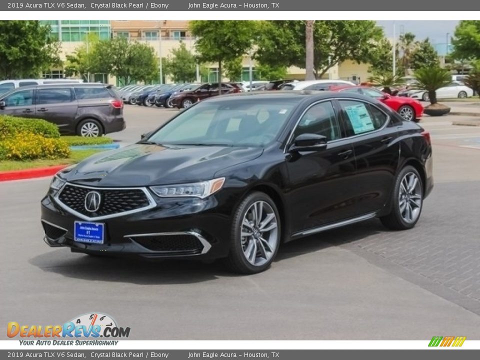 2019 Acura TLX V6 Sedan Crystal Black Pearl / Ebony Photo #3