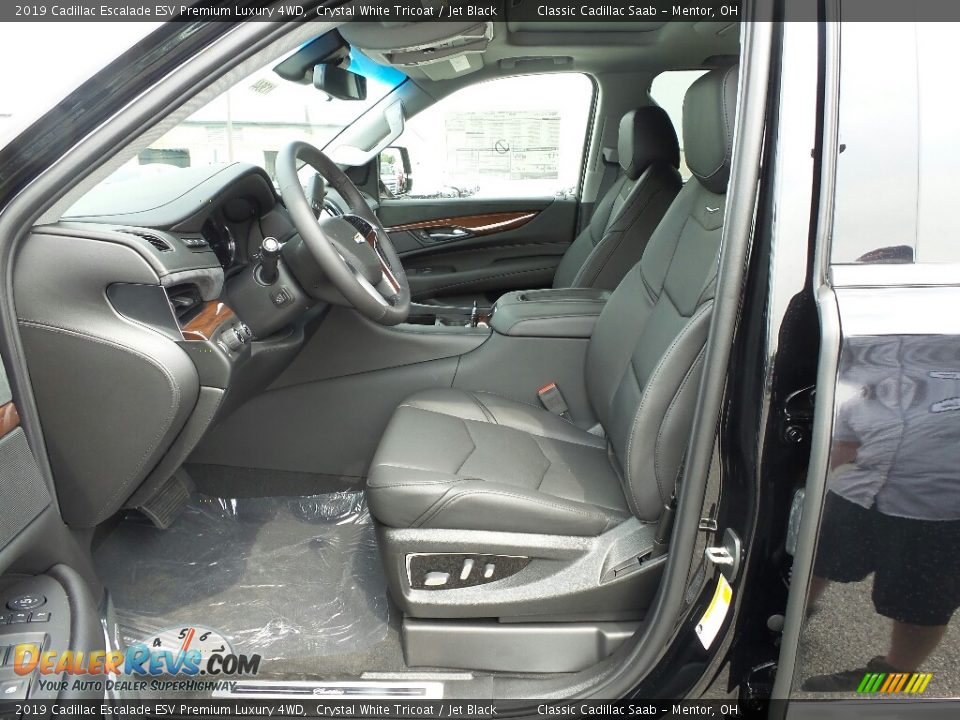 Jet Black Interior - 2019 Cadillac Escalade ESV Premium Luxury 4WD Photo #3