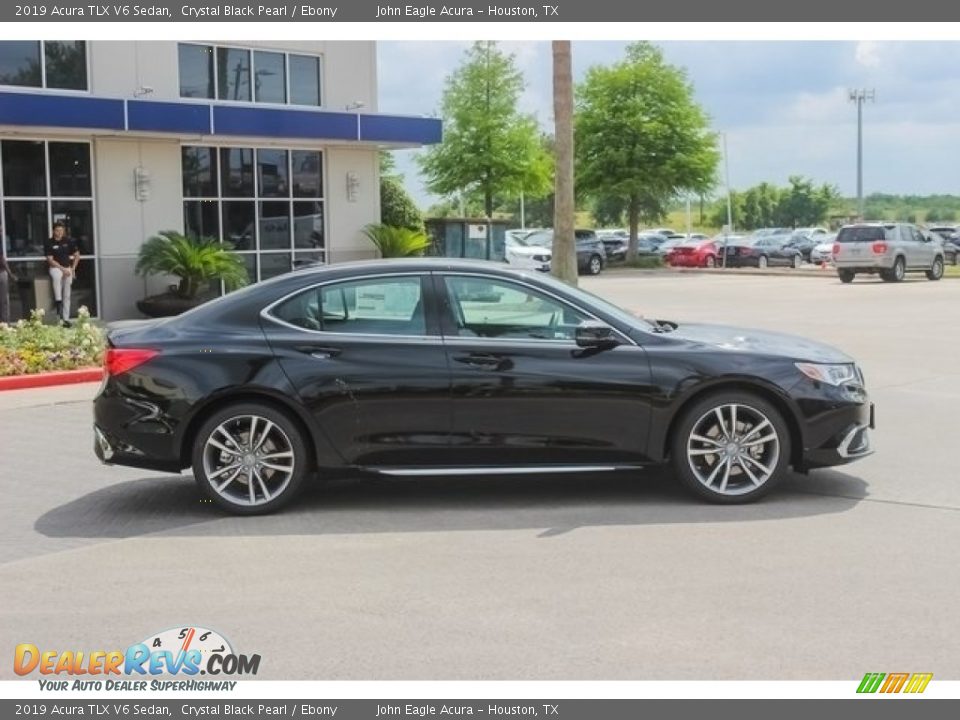 2019 Acura TLX V6 Sedan Crystal Black Pearl / Ebony Photo #8