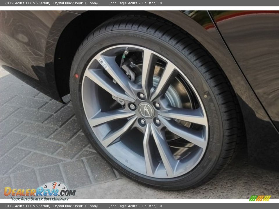 2019 Acura TLX V6 Sedan Crystal Black Pearl / Ebony Photo #12