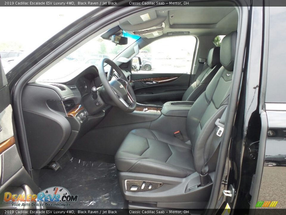 Front Seat of 2019 Cadillac Escalade ESV Luxury 4WD Photo #3