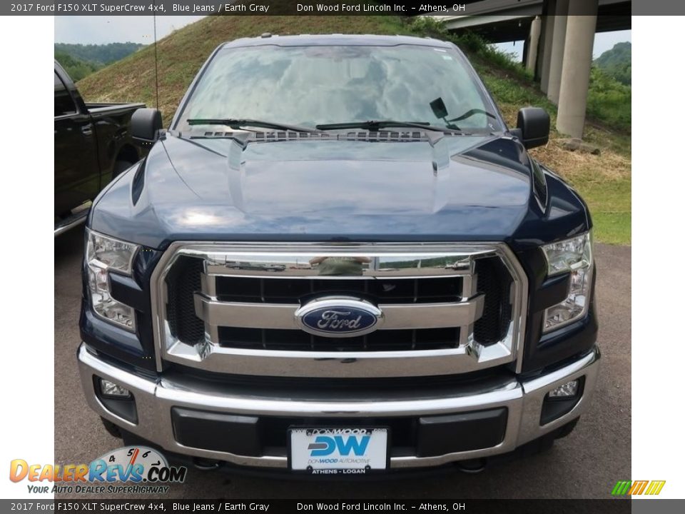 2017 Ford F150 XLT SuperCrew 4x4 Blue Jeans / Earth Gray Photo #2