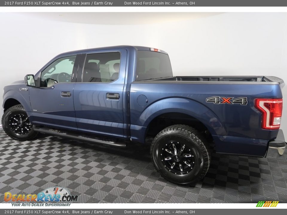 2017 Ford F150 XLT SuperCrew 4x4 Blue Jeans / Earth Gray Photo #8