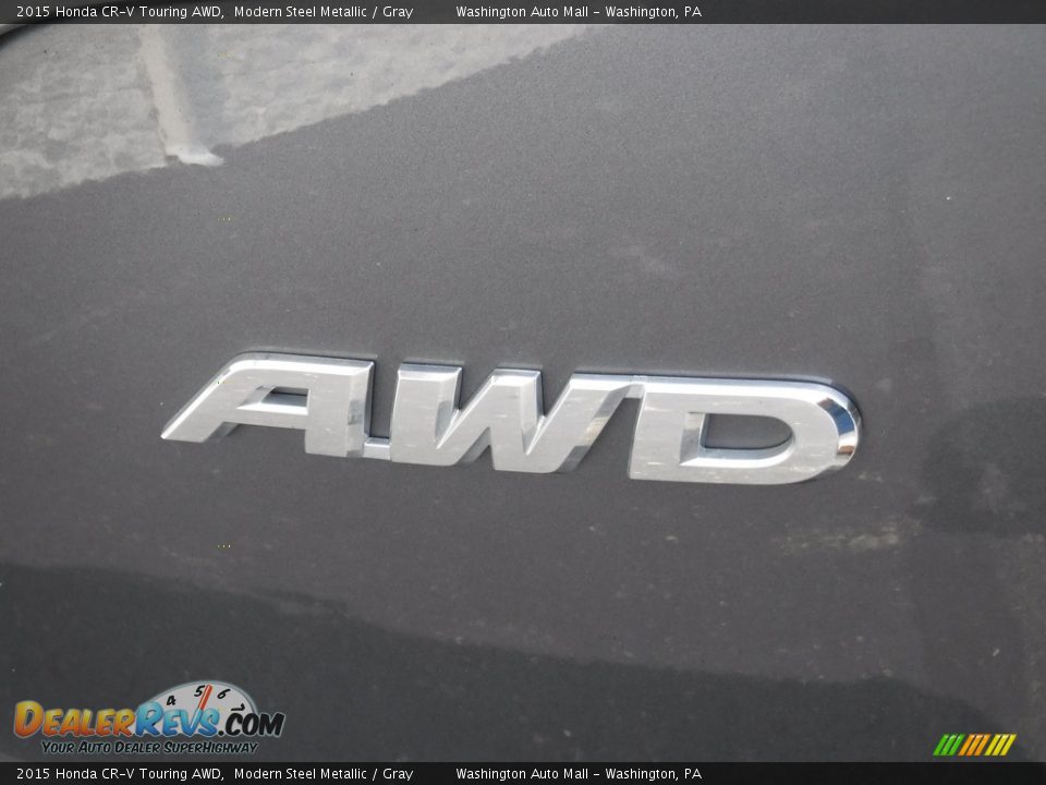 2015 Honda CR-V Touring AWD Modern Steel Metallic / Gray Photo #10