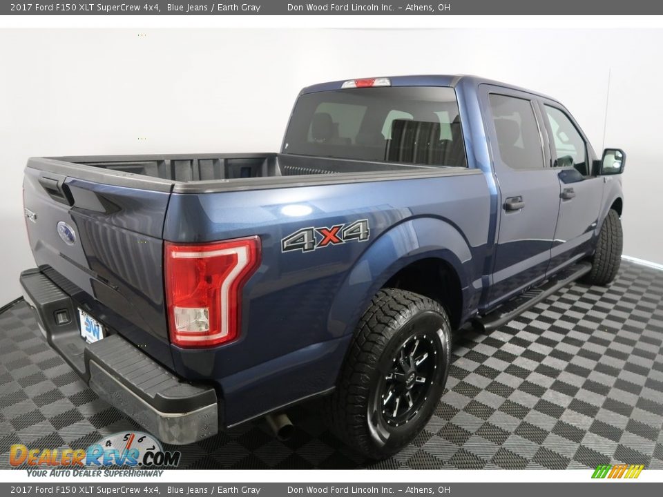 2017 Ford F150 XLT SuperCrew 4x4 Blue Jeans / Earth Gray Photo #11