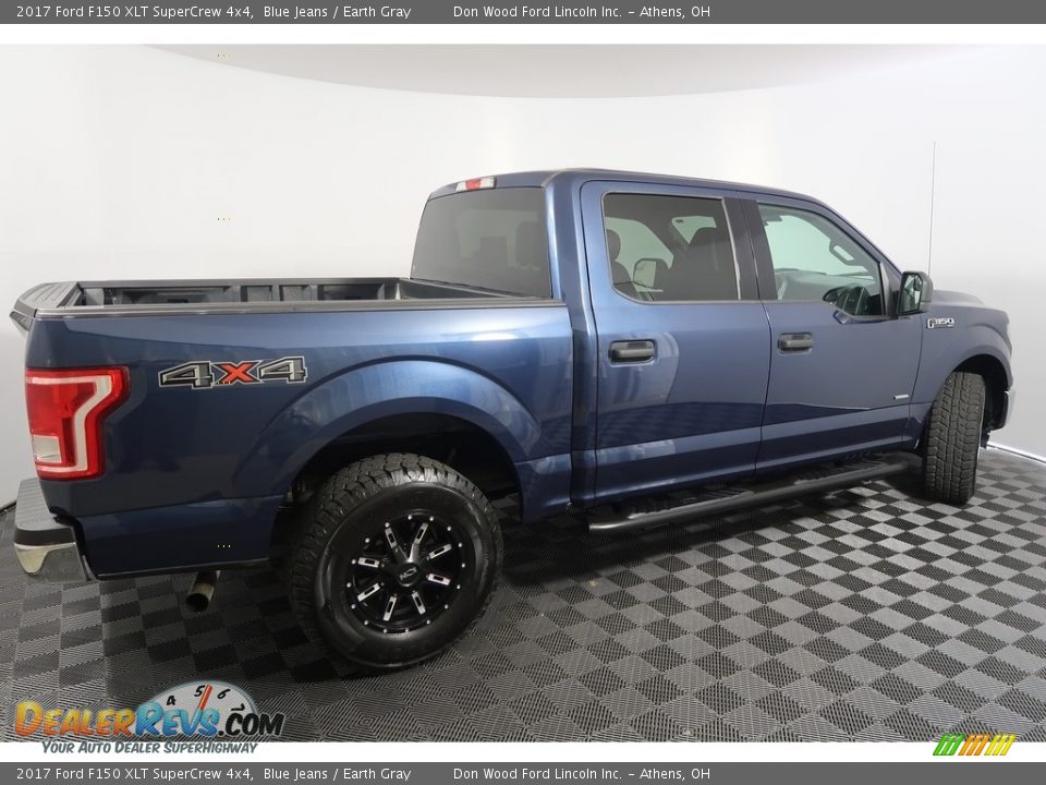2017 Ford F150 XLT SuperCrew 4x4 Blue Jeans / Earth Gray Photo #12