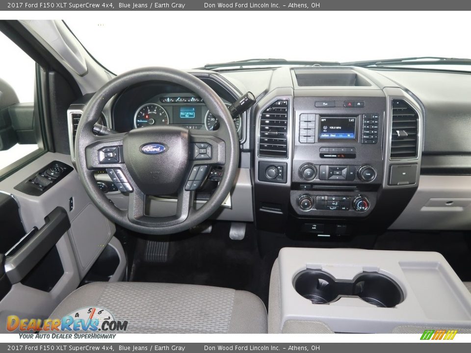 2017 Ford F150 XLT SuperCrew 4x4 Blue Jeans / Earth Gray Photo #13