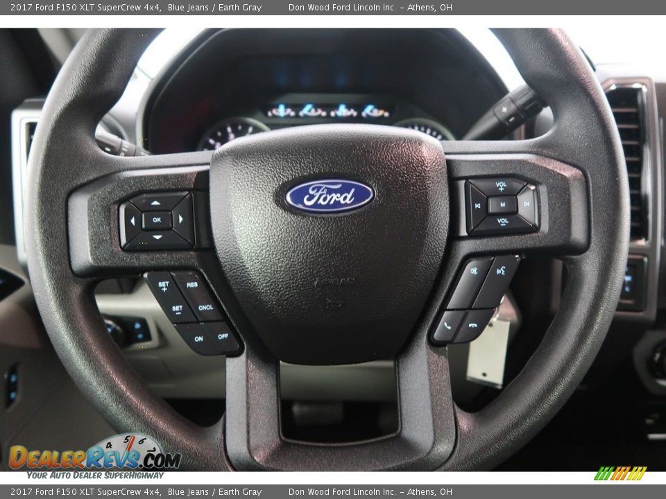2017 Ford F150 XLT SuperCrew 4x4 Blue Jeans / Earth Gray Photo #14