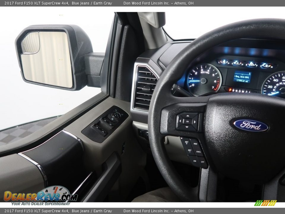 2017 Ford F150 XLT SuperCrew 4x4 Blue Jeans / Earth Gray Photo #15