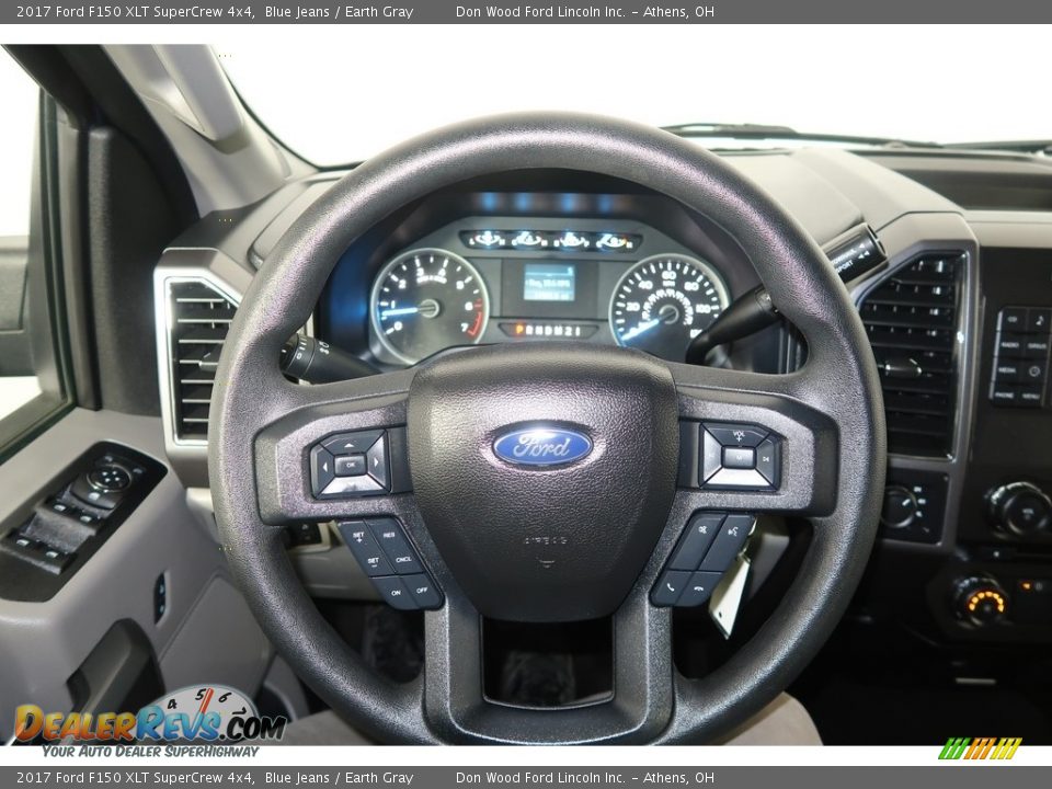 2017 Ford F150 XLT SuperCrew 4x4 Blue Jeans / Earth Gray Photo #16