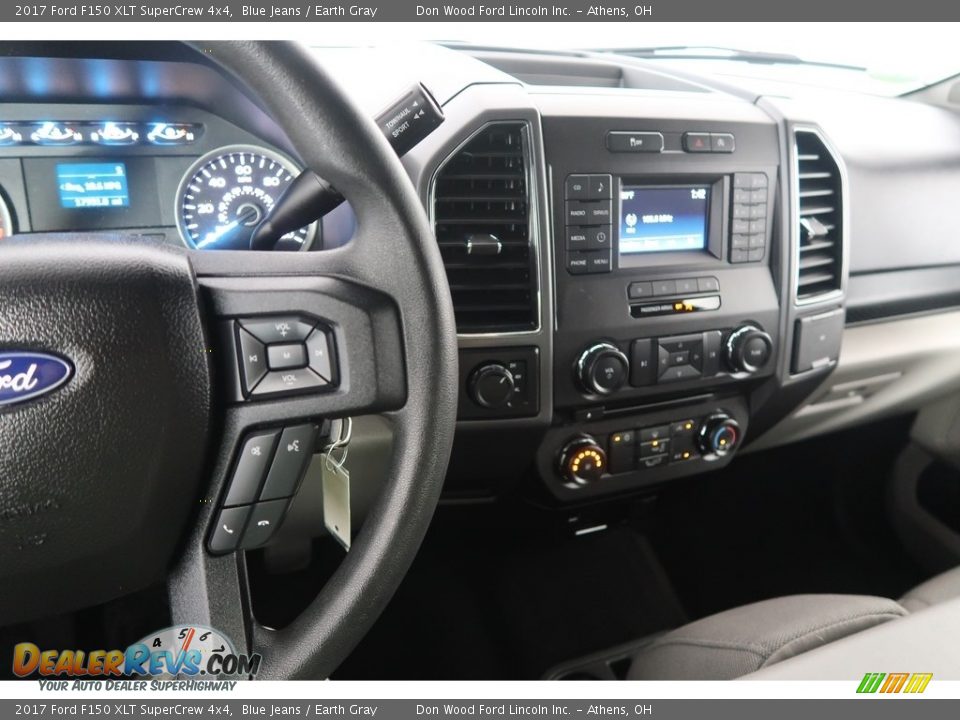 2017 Ford F150 XLT SuperCrew 4x4 Blue Jeans / Earth Gray Photo #17