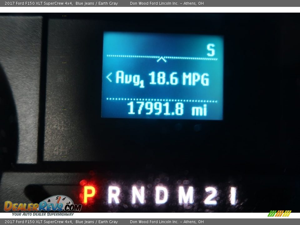 2017 Ford F150 XLT SuperCrew 4x4 Blue Jeans / Earth Gray Photo #19