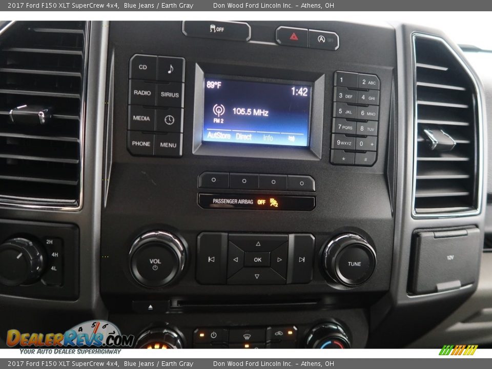 2017 Ford F150 XLT SuperCrew 4x4 Blue Jeans / Earth Gray Photo #20