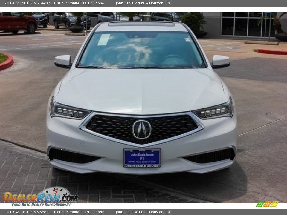 2019 Acura TLX V6 Sedan Platinum White Pearl / Ebony Photo #2