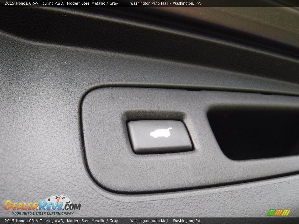 2015 Honda CR-V Touring AWD Modern Steel Metallic / Gray Photo #28