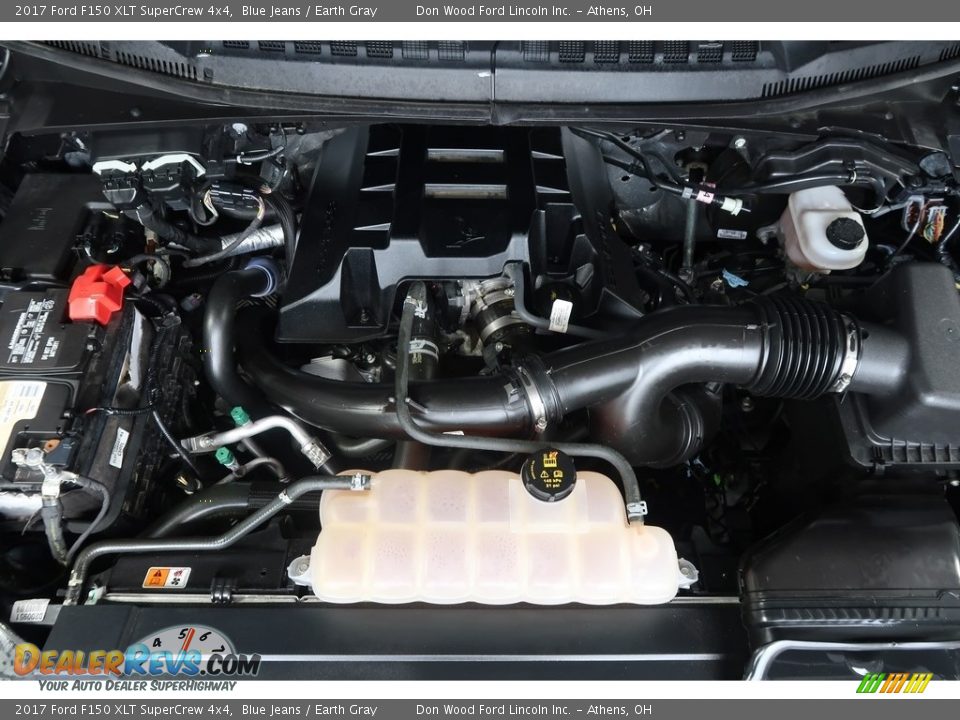 2017 Ford F150 XLT SuperCrew 4x4 Blue Jeans / Earth Gray Photo #28