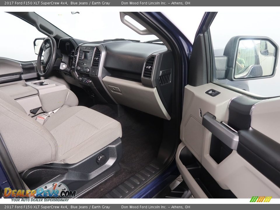 2017 Ford F150 XLT SuperCrew 4x4 Blue Jeans / Earth Gray Photo #33