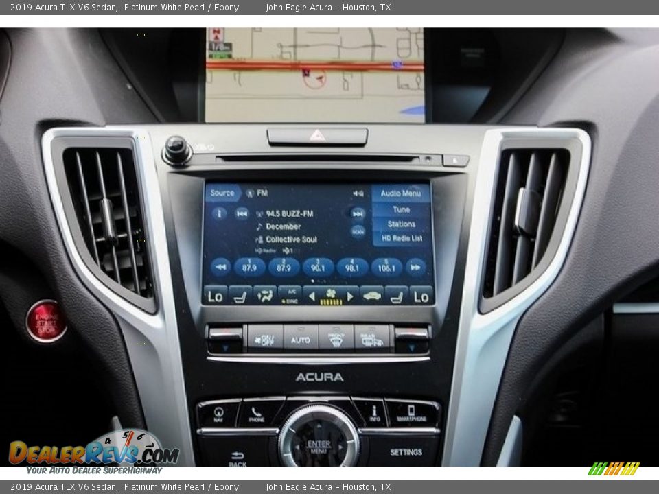 2019 Acura TLX V6 Sedan Platinum White Pearl / Ebony Photo #28