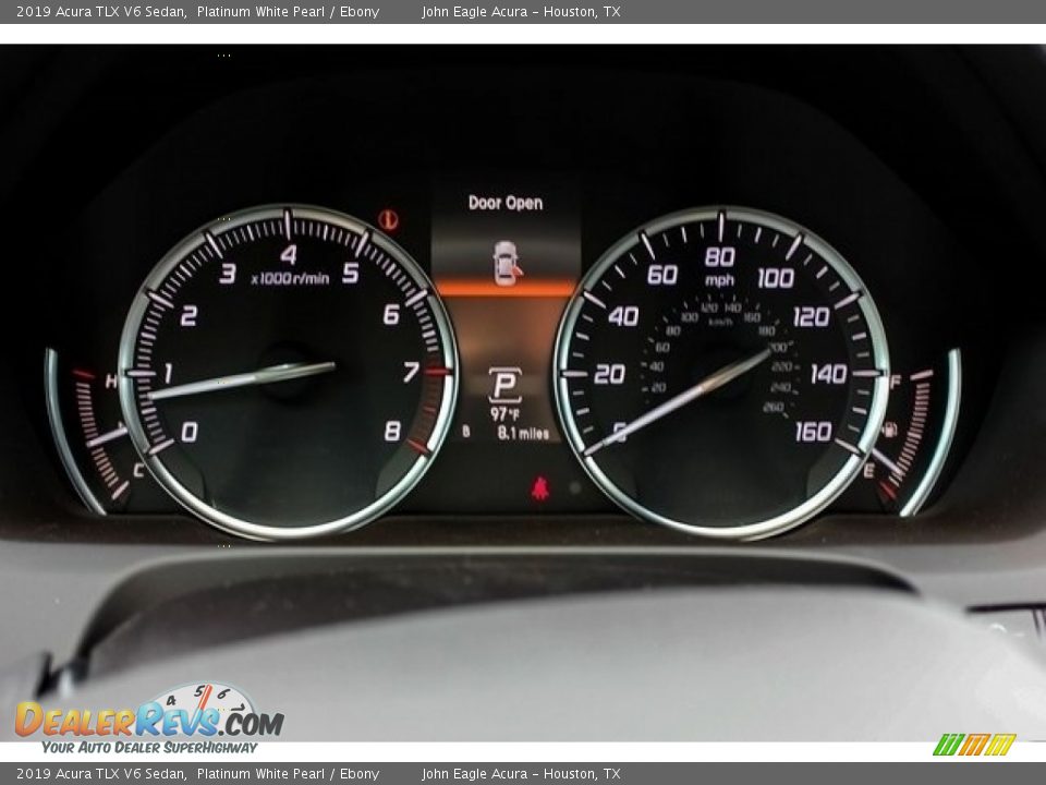 2019 Acura TLX V6 Sedan Platinum White Pearl / Ebony Photo #34