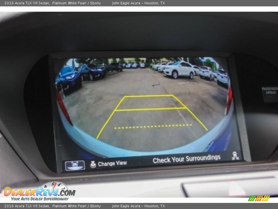 2019 Acura TLX V6 Sedan Platinum White Pearl / Ebony Photo #35