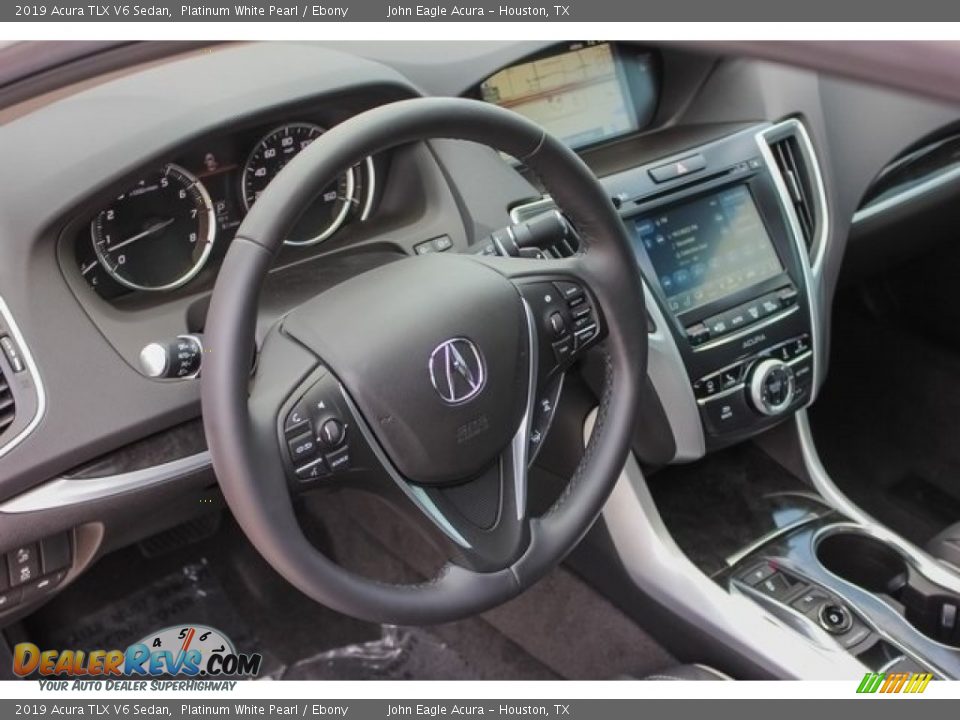 2019 Acura TLX V6 Sedan Platinum White Pearl / Ebony Photo #36