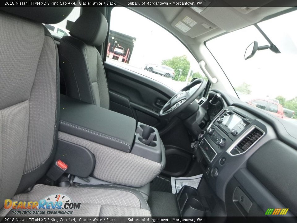 2018 Nissan TITAN XD S King Cab 4x4 Glacier White / Black Photo #11