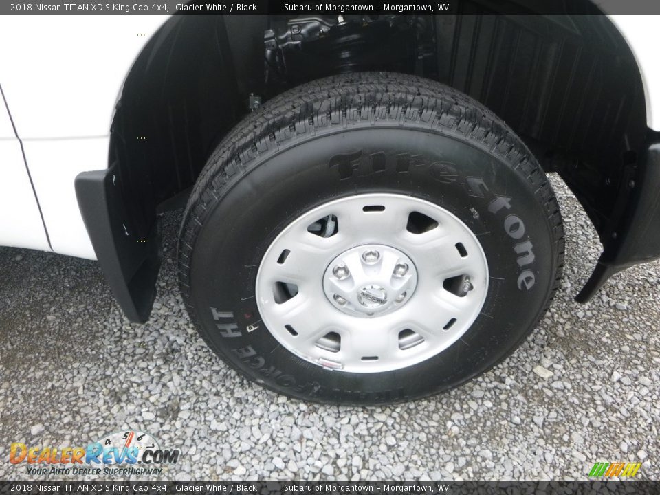 2018 Nissan TITAN XD S King Cab 4x4 Glacier White / Black Photo #2