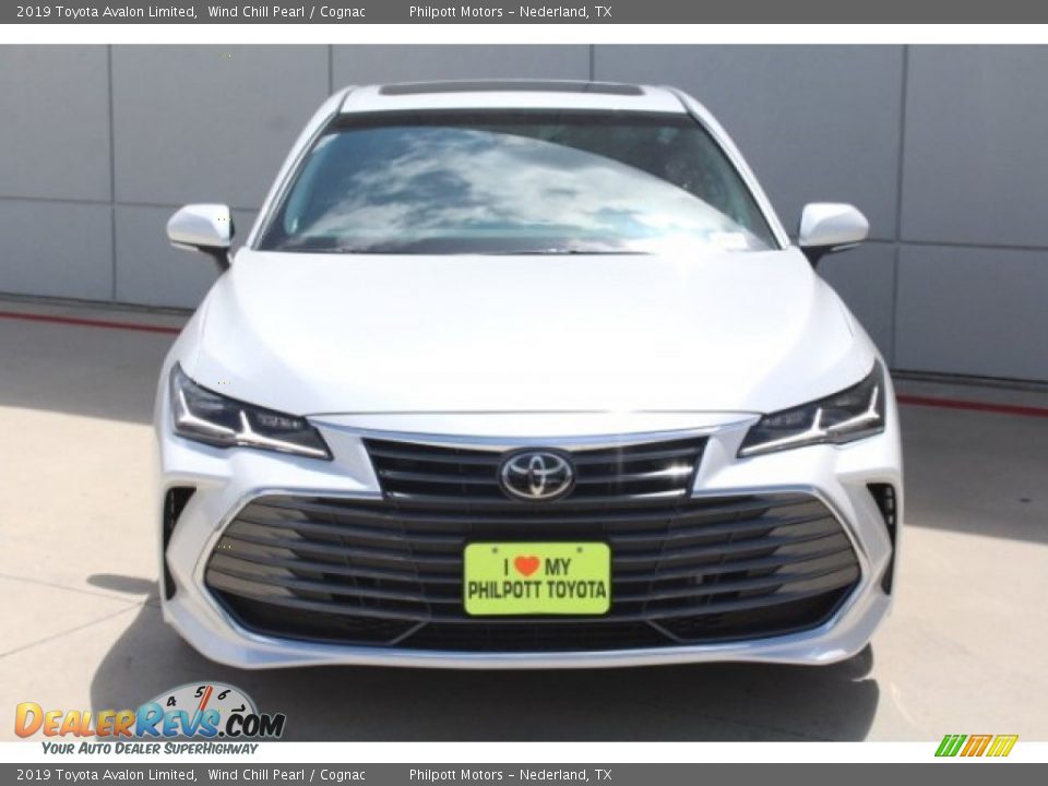 2019 Toyota Avalon Limited Wind Chill Pearl / Cognac Photo #2