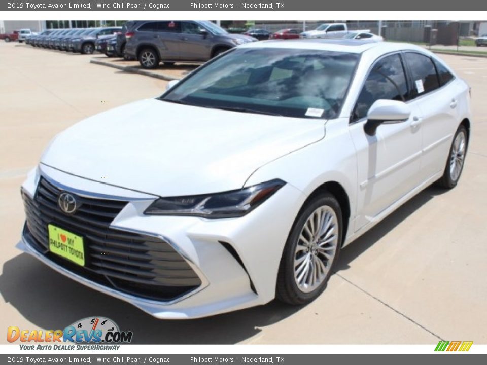 2019 Toyota Avalon Limited Wind Chill Pearl / Cognac Photo #3