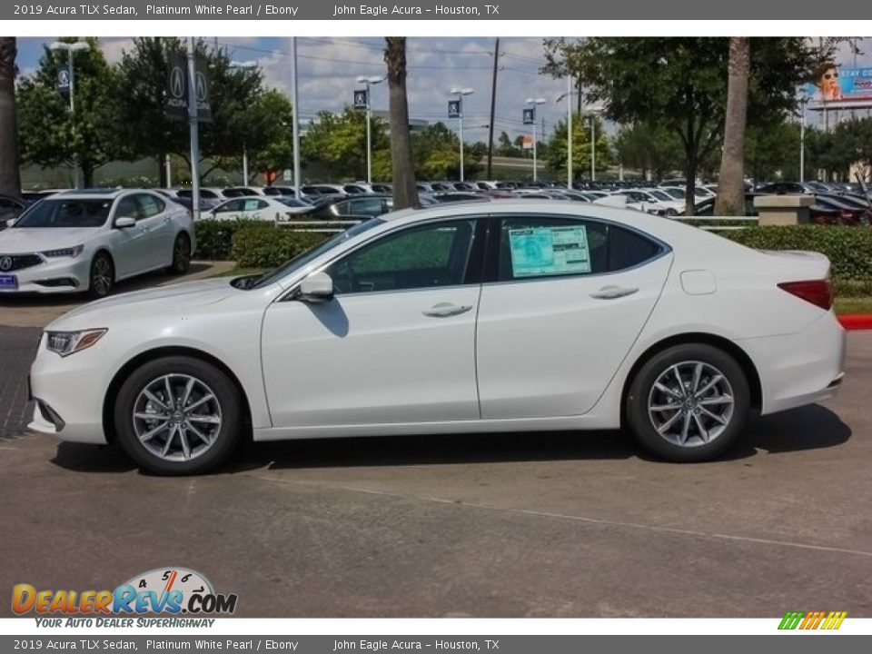 2019 Acura TLX Sedan Platinum White Pearl / Ebony Photo #4
