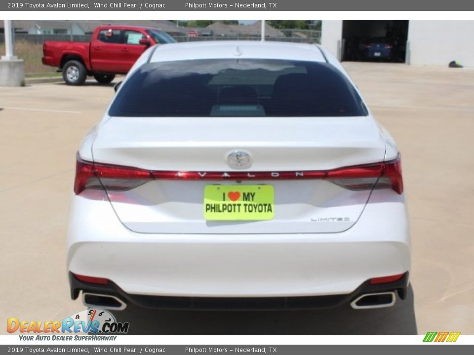 2019 Toyota Avalon Limited Wind Chill Pearl / Cognac Photo #7