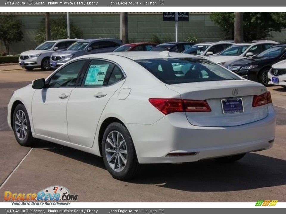 2019 Acura TLX Sedan Platinum White Pearl / Ebony Photo #5