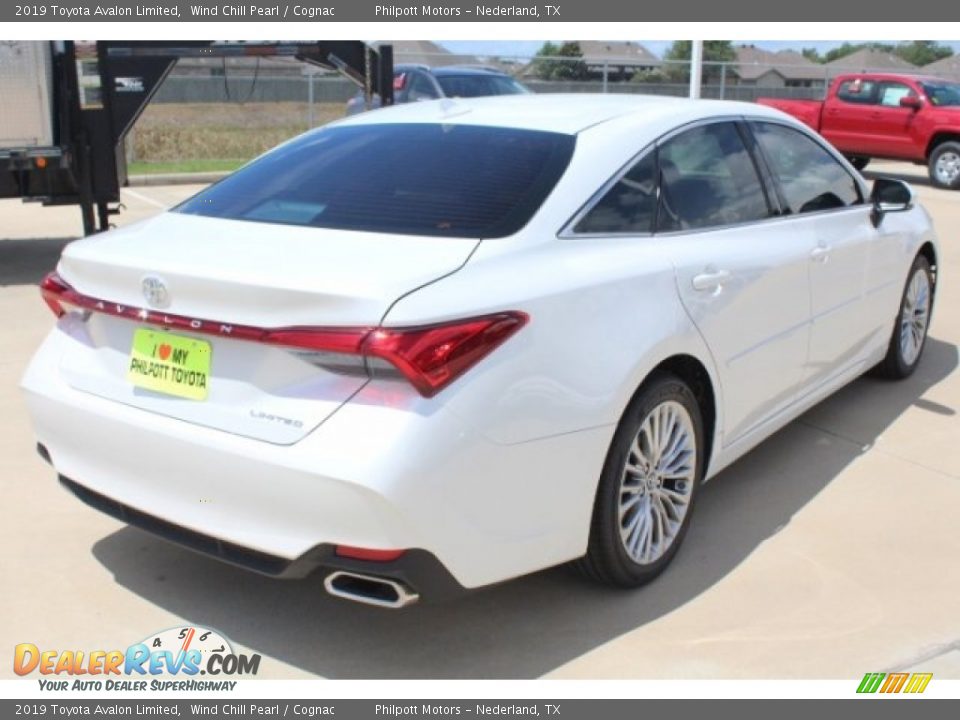 2019 Toyota Avalon Limited Wind Chill Pearl / Cognac Photo #8