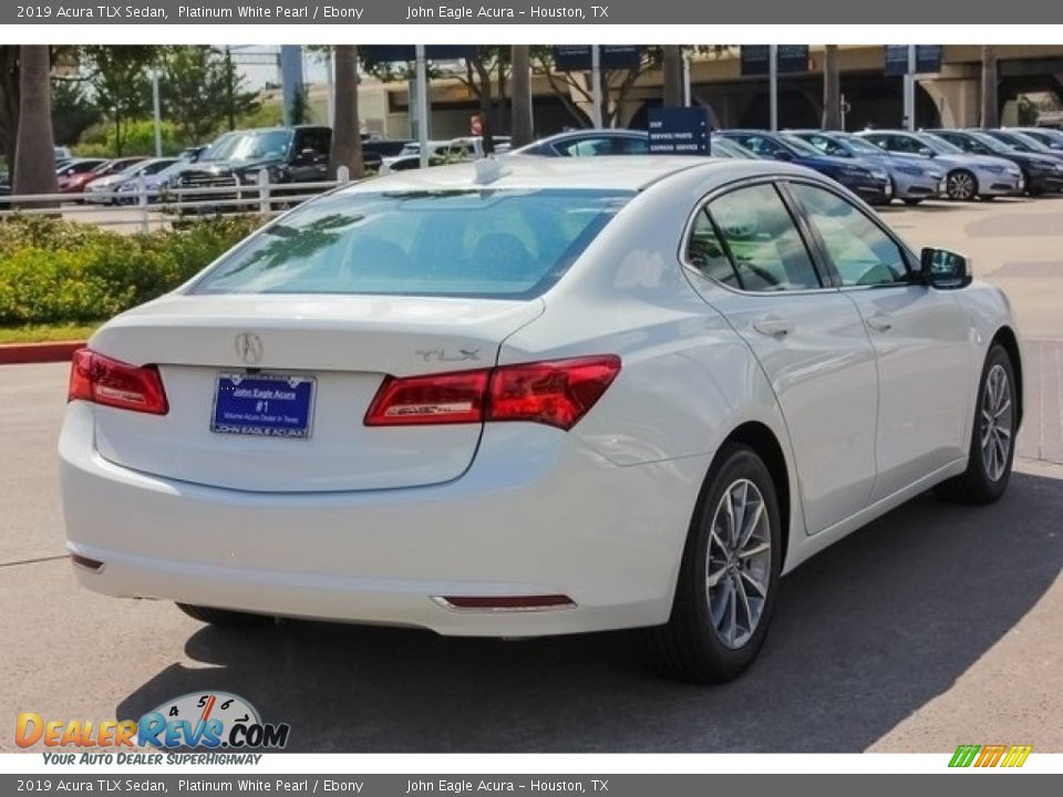 2019 Acura TLX Sedan Platinum White Pearl / Ebony Photo #7