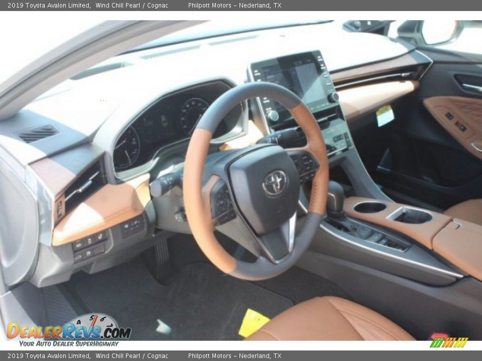2019 Toyota Avalon Limited Wind Chill Pearl / Cognac Photo #13