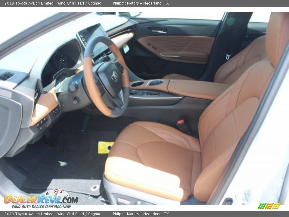 2019 Toyota Avalon Limited Wind Chill Pearl / Cognac Photo #14
