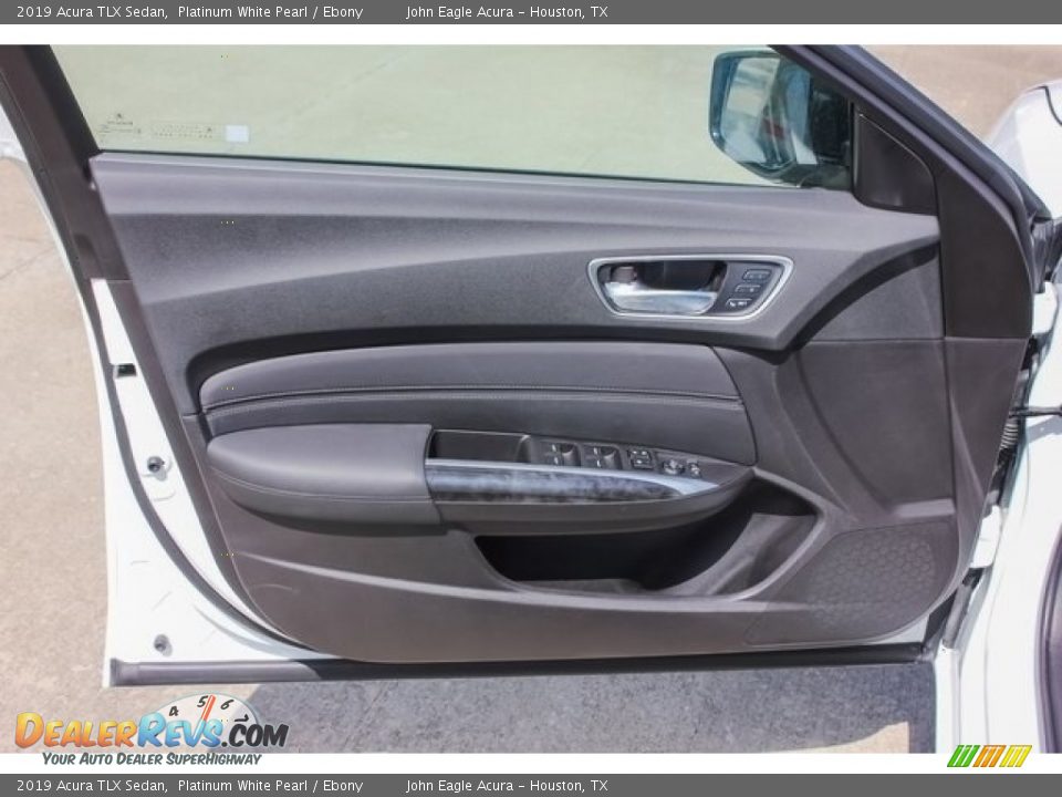2019 Acura TLX Sedan Platinum White Pearl / Ebony Photo #12