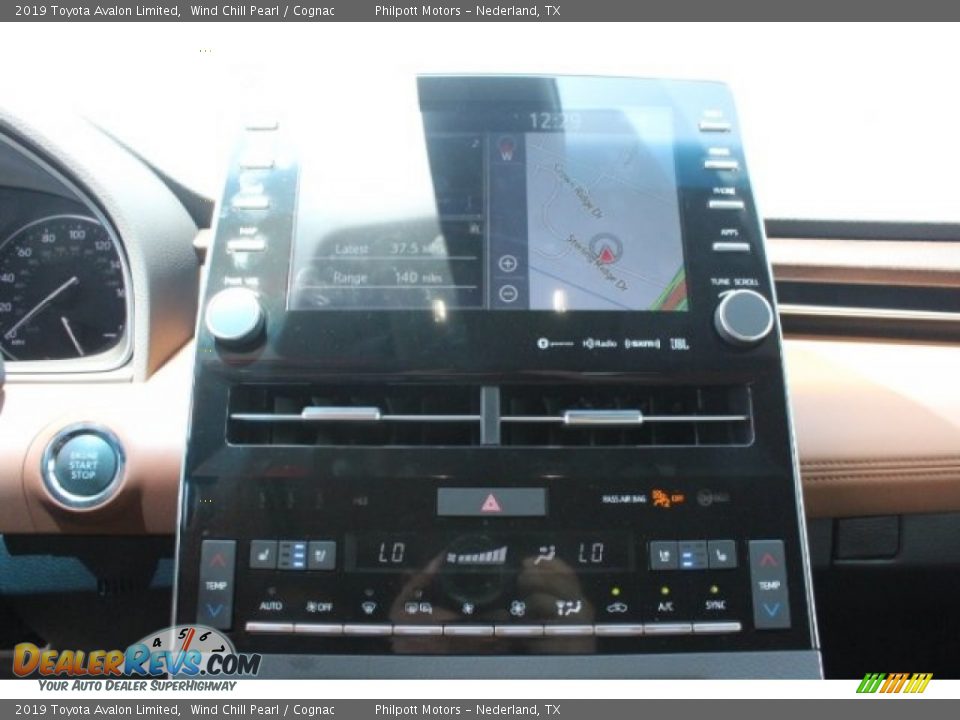 2019 Toyota Avalon Limited Wind Chill Pearl / Cognac Photo #17