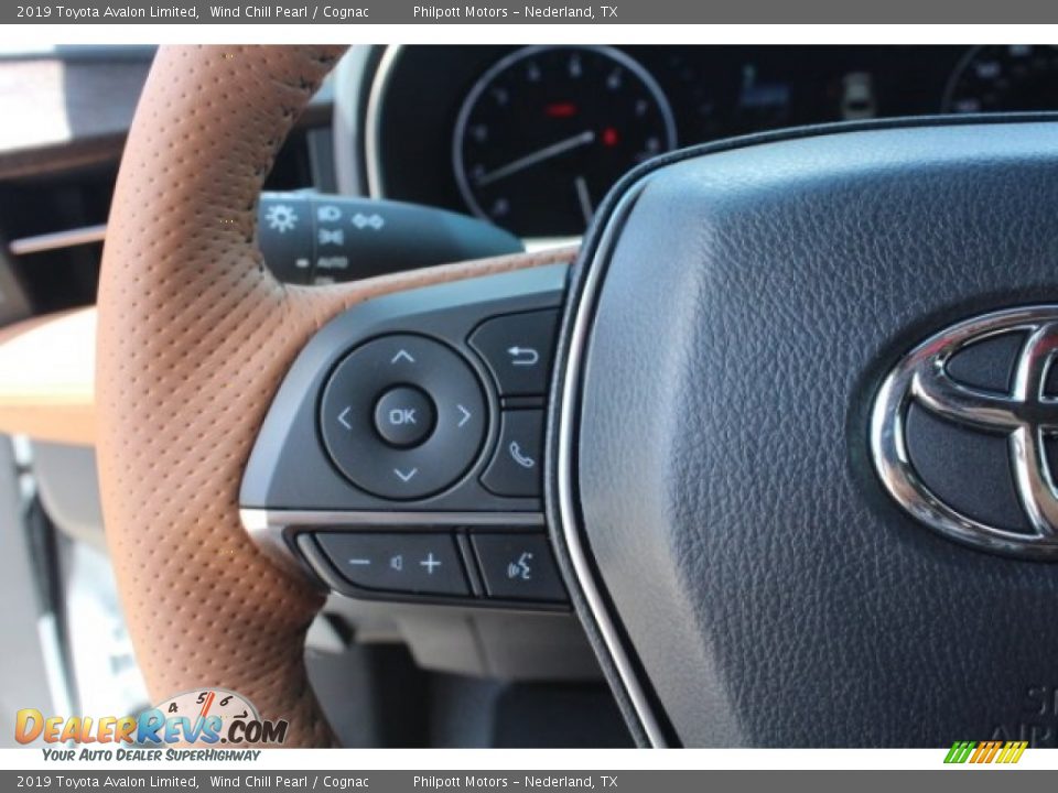 2019 Toyota Avalon Limited Wind Chill Pearl / Cognac Photo #20
