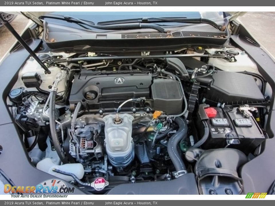 2019 Acura TLX Sedan Platinum White Pearl / Ebony Photo #23