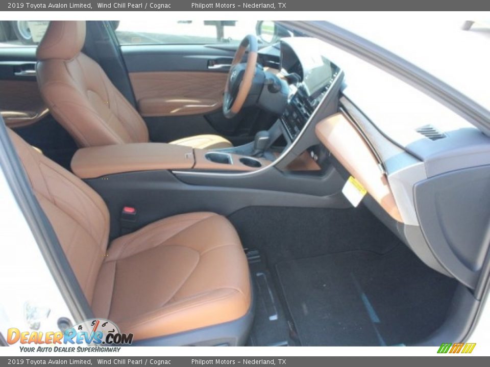 2019 Toyota Avalon Limited Wind Chill Pearl / Cognac Photo #34