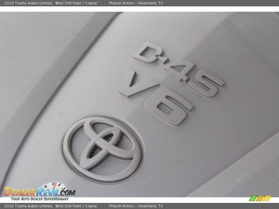 2019 Toyota Avalon Limited Wind Chill Pearl / Cognac Photo #36