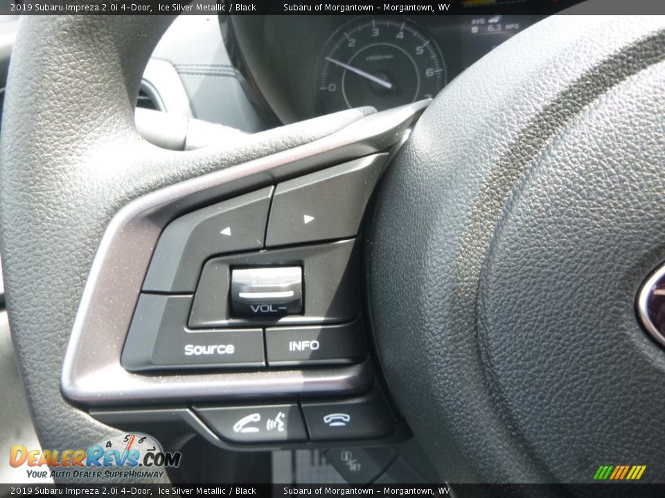 2019 Subaru Impreza 2.0i 4-Door Ice Silver Metallic / Black Photo #20