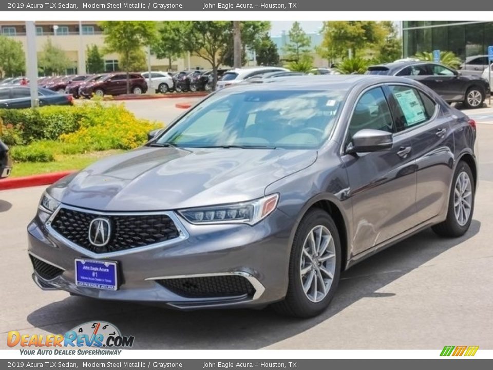 2019 Acura TLX Sedan Modern Steel Metallic / Graystone Photo #3