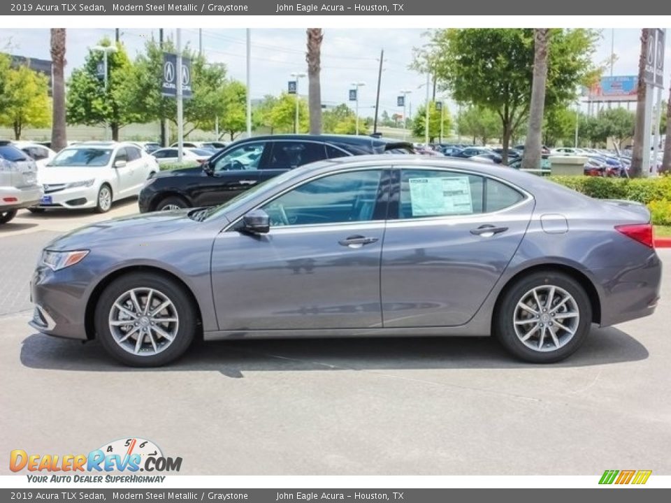 2019 Acura TLX Sedan Modern Steel Metallic / Graystone Photo #4