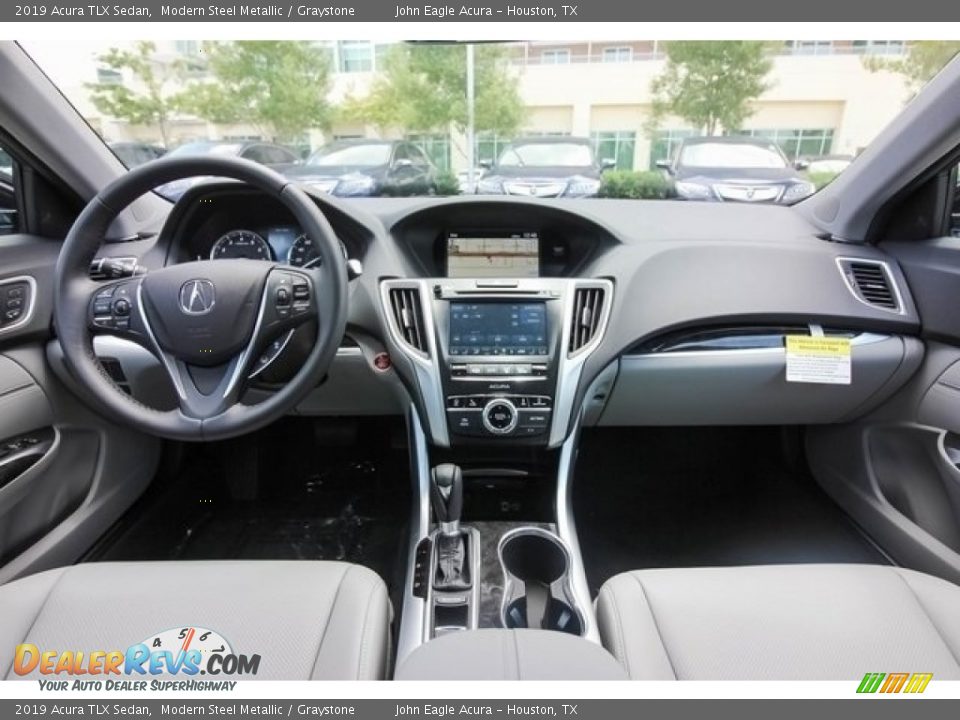 2019 Acura TLX Sedan Modern Steel Metallic / Graystone Photo #9