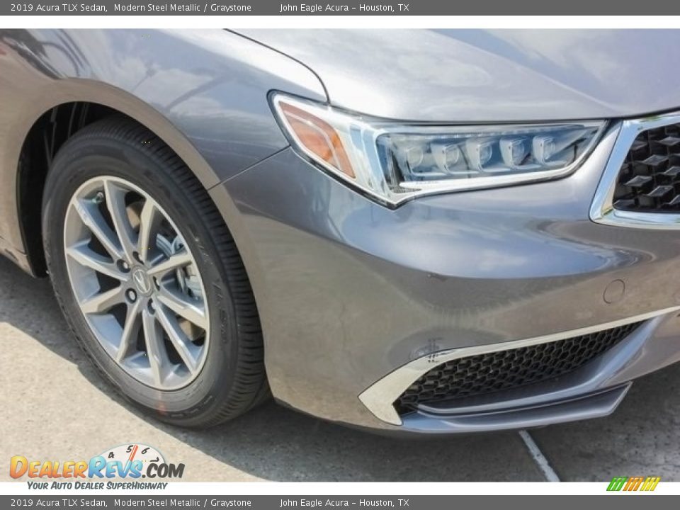2019 Acura TLX Sedan Modern Steel Metallic / Graystone Photo #10