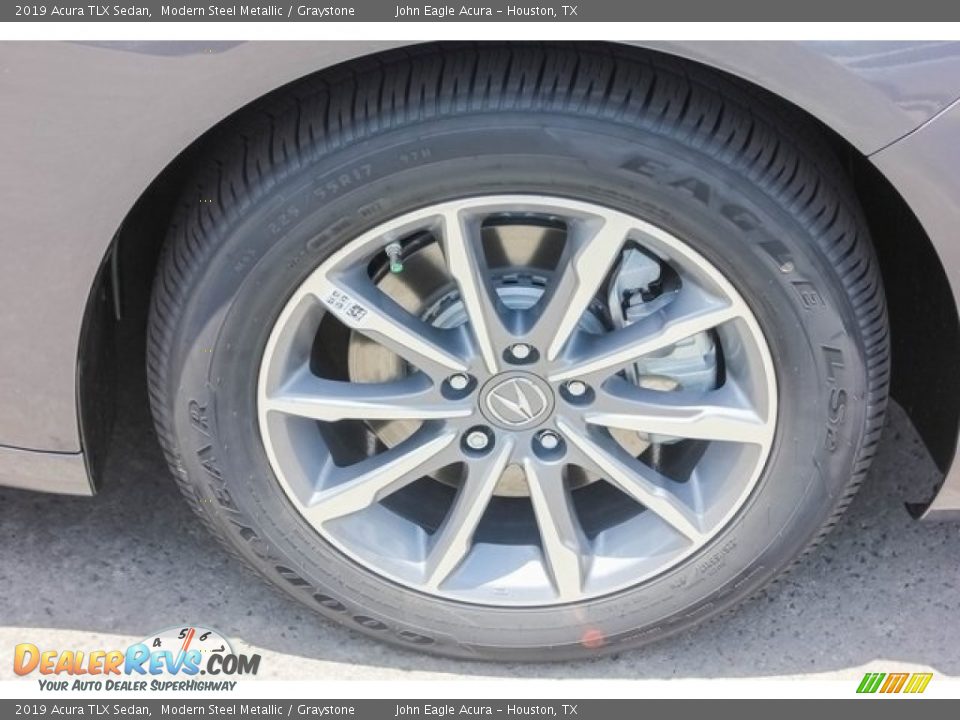 2019 Acura TLX Sedan Modern Steel Metallic / Graystone Photo #11