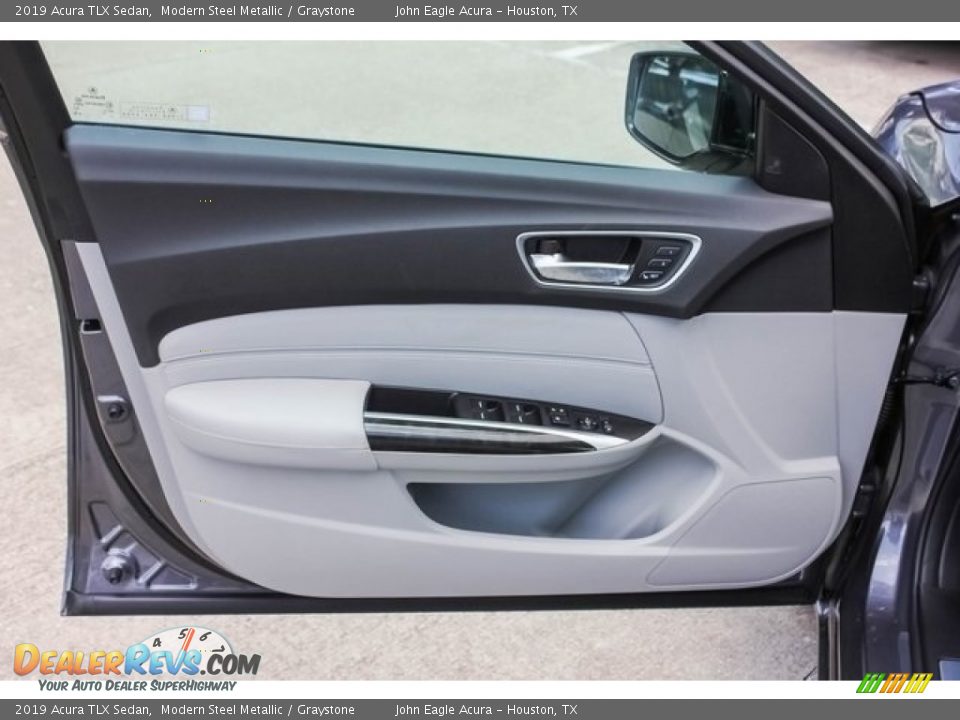 2019 Acura TLX Sedan Modern Steel Metallic / Graystone Photo #12